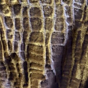 Landau Reptile Habitat Decor - Textured Brown Design Faux Fur